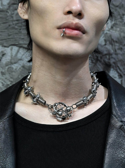Futuristic Mechanical Punk Choker【s0000018866】