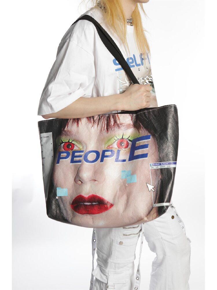 Dupont Paper Y2K Large Tote Bag【s0000016283】