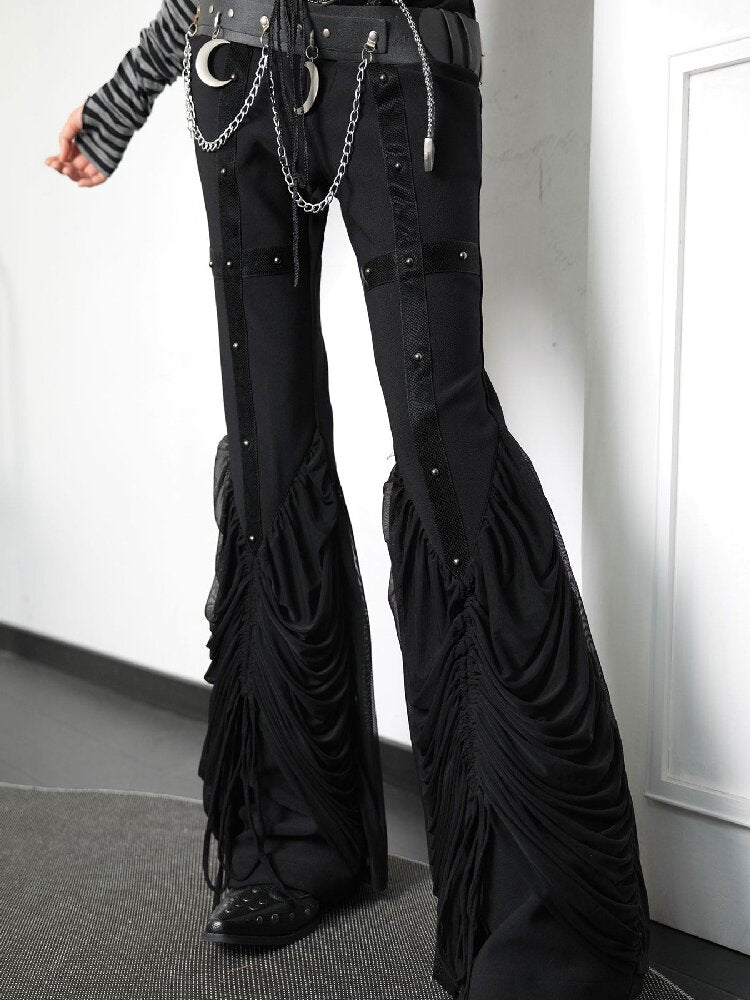 Street Punk Leather Studded Pants【s0000018178】