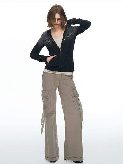 Large Pocket Topstitch Cargo Pant【s0000015860】