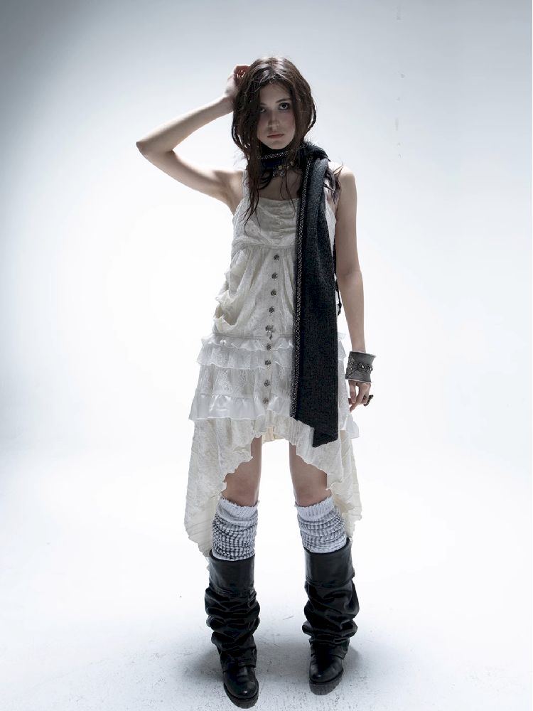 Halter Layer Cake Dress【s0000011273】