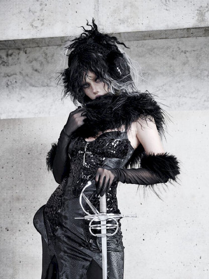 Fur Collar Neck Scarf【s0000011160】