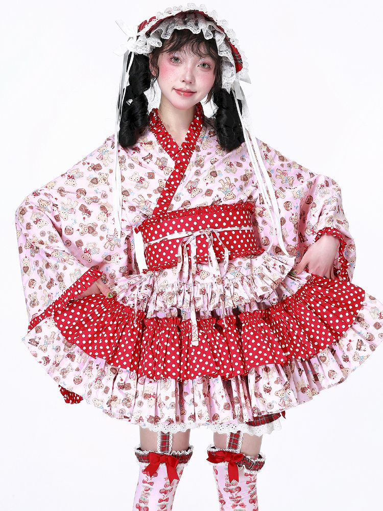 Vintage Girl Half-body Skirt【s0000012187】