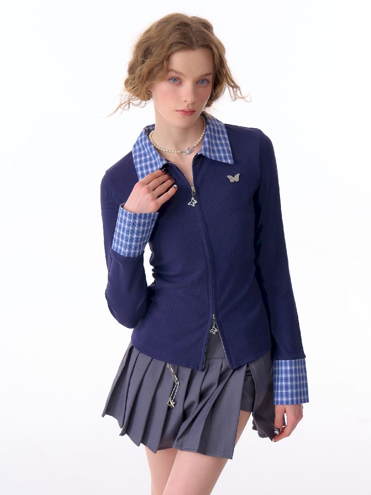 Slim Long Sleeve Blouse【s0000011685】