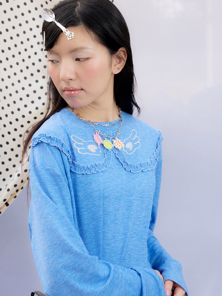 Small Wing Hot Painting T-Shirt【s0000015846】