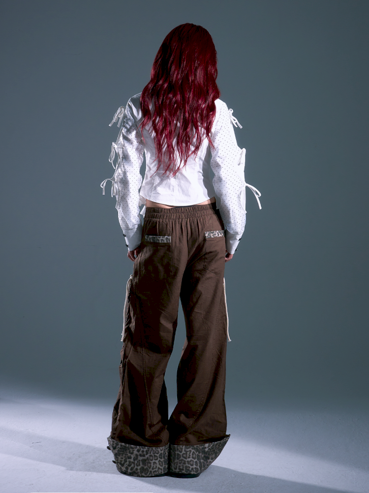 Flap Loose Casual Wide Leg Pants【s0000013691】