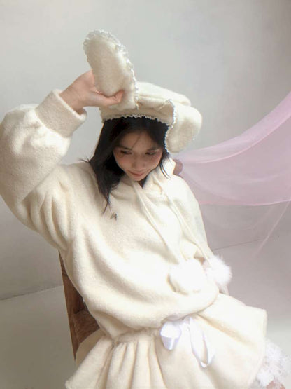 Plush Angel Ears Low Waist Dress【s0000014941】