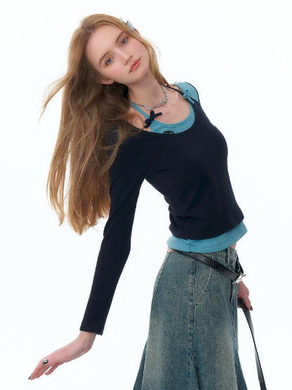 Slim Thin Knitted Bottom Shirt【s0000011488】