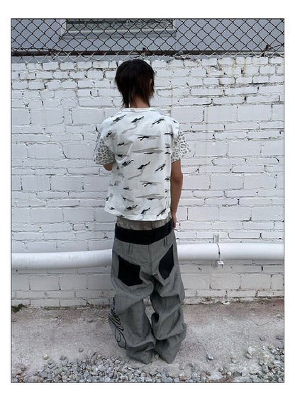 Intoxicating Camouflage Patchwork T-Shirt【s0000016972】