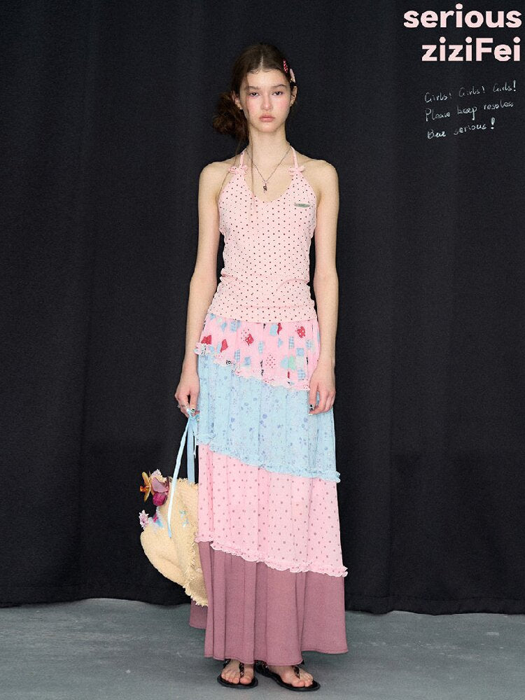 Polka Dot Milk Candy Camisole【s0000017259】