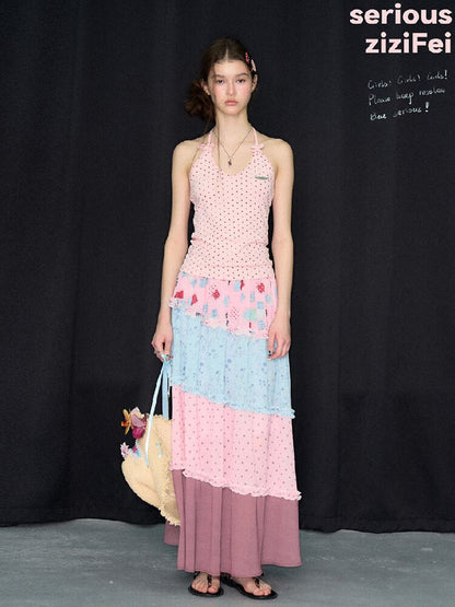 Polka Dot Milk Candy Camisole【s0000017259】