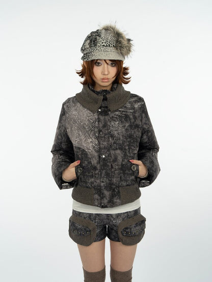 Mysterious Pattern Down Jacket【s0000018079】