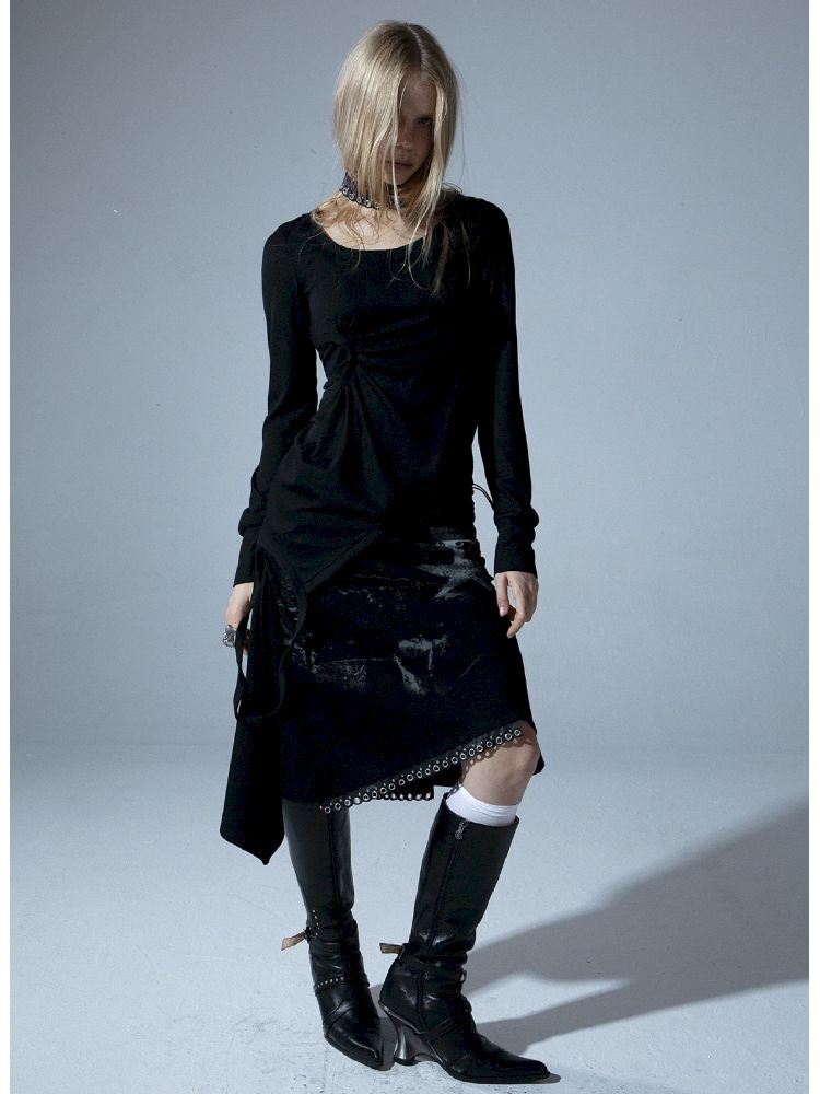 Long Sleeve Multi Bottom T-Shirt【s0000011276】