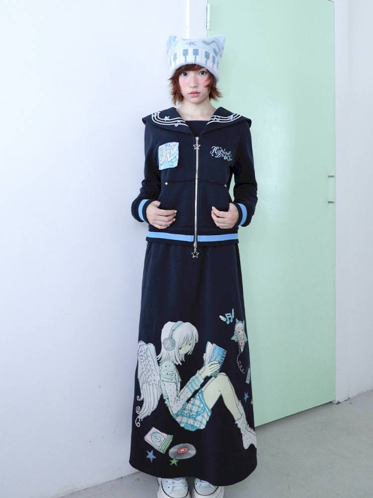 Zipper Half-Length Skirt【s0000014443】