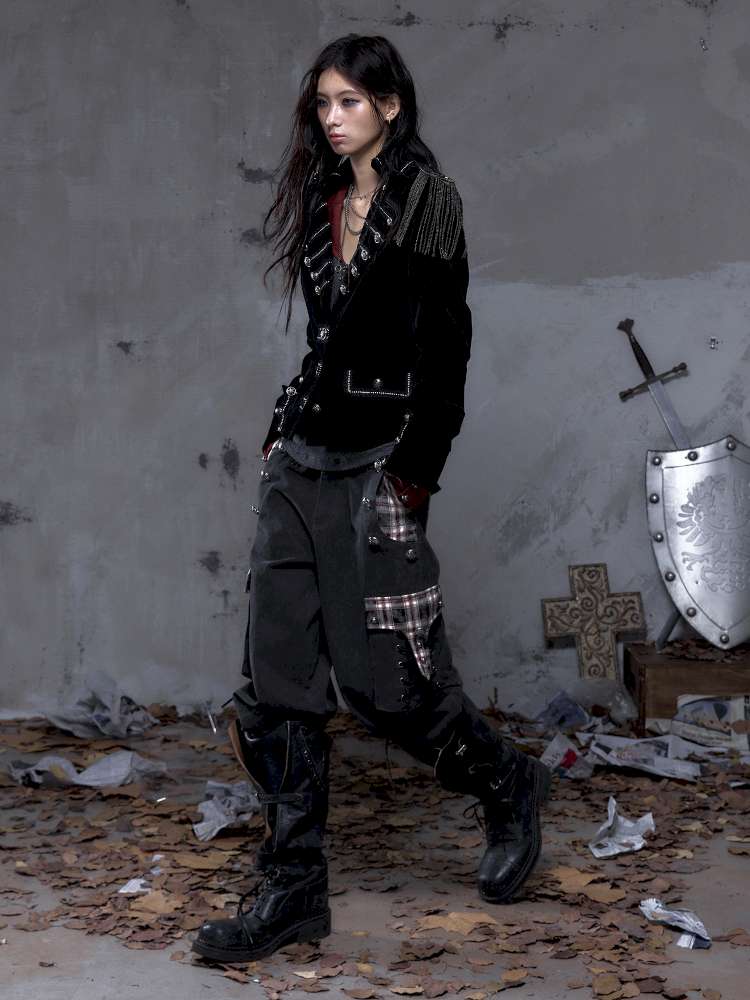 Vintage Punk Court Lantern Trousers【s0000014650】