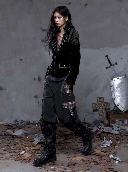 Vintage Punk Court Lantern Trousers【s0000014650】