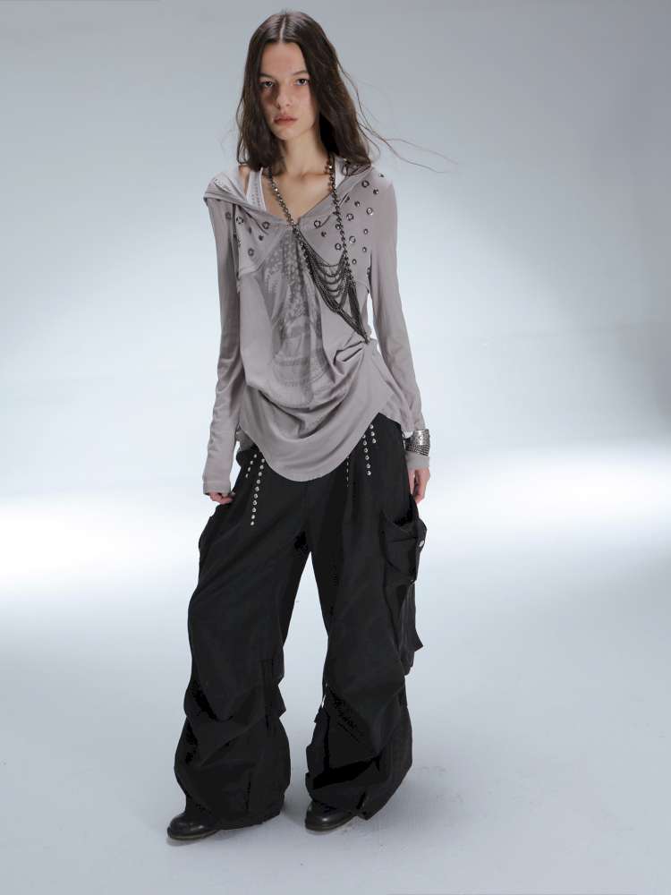 Vintage Street Functional Cargo Pants【s0000014714】