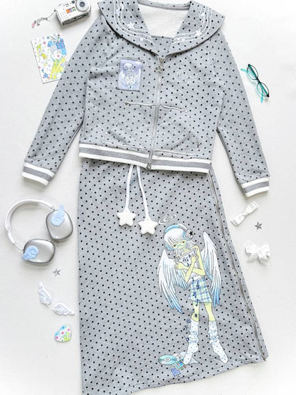 Zipper Half-Length Skirt【s0000014444】