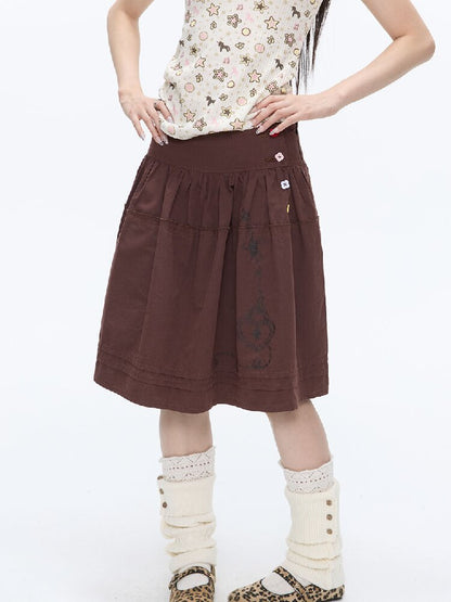 Retro Love Lock Vine Short Skirt【s0000016375】
