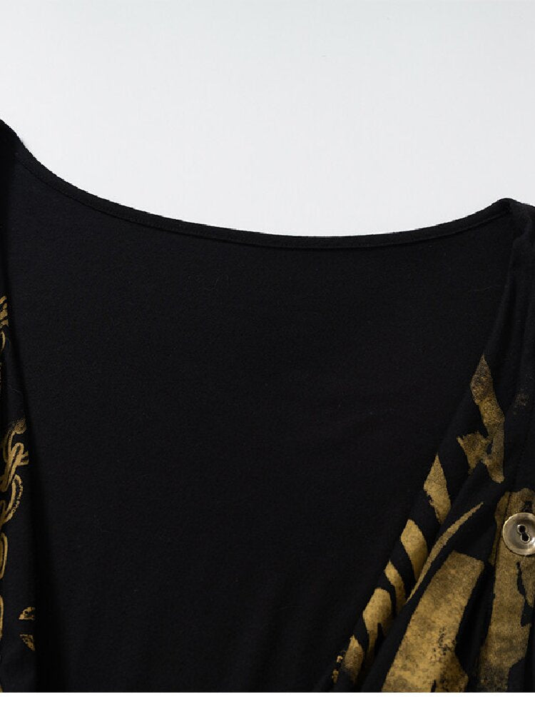 Punk Metallic Bikini Short T-Shirt【s0000016978】