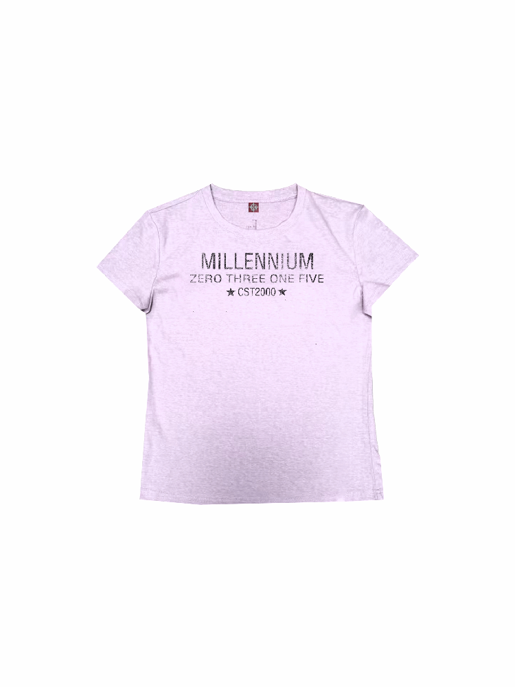 Snowflake Cotton Destruction T-Shirt【s0000018213】