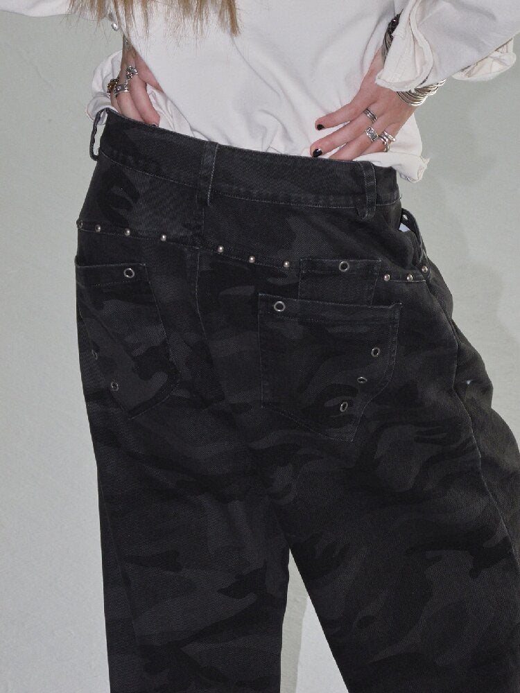 Two Color Camouflage Workwear Pants【s0000018465】