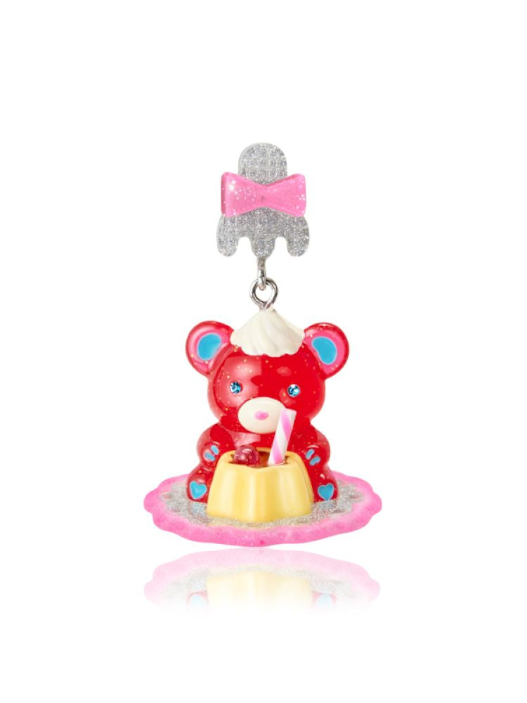 Pudding Bear Resin Colorful Earrings【s0000013353】