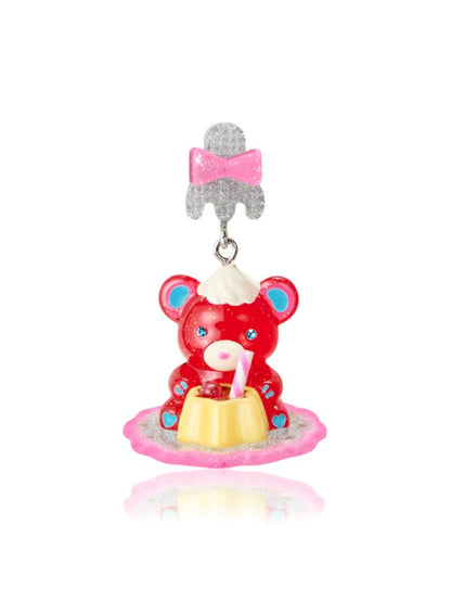 Pudding Bear Resin Colorful Earrings【s0000013353】