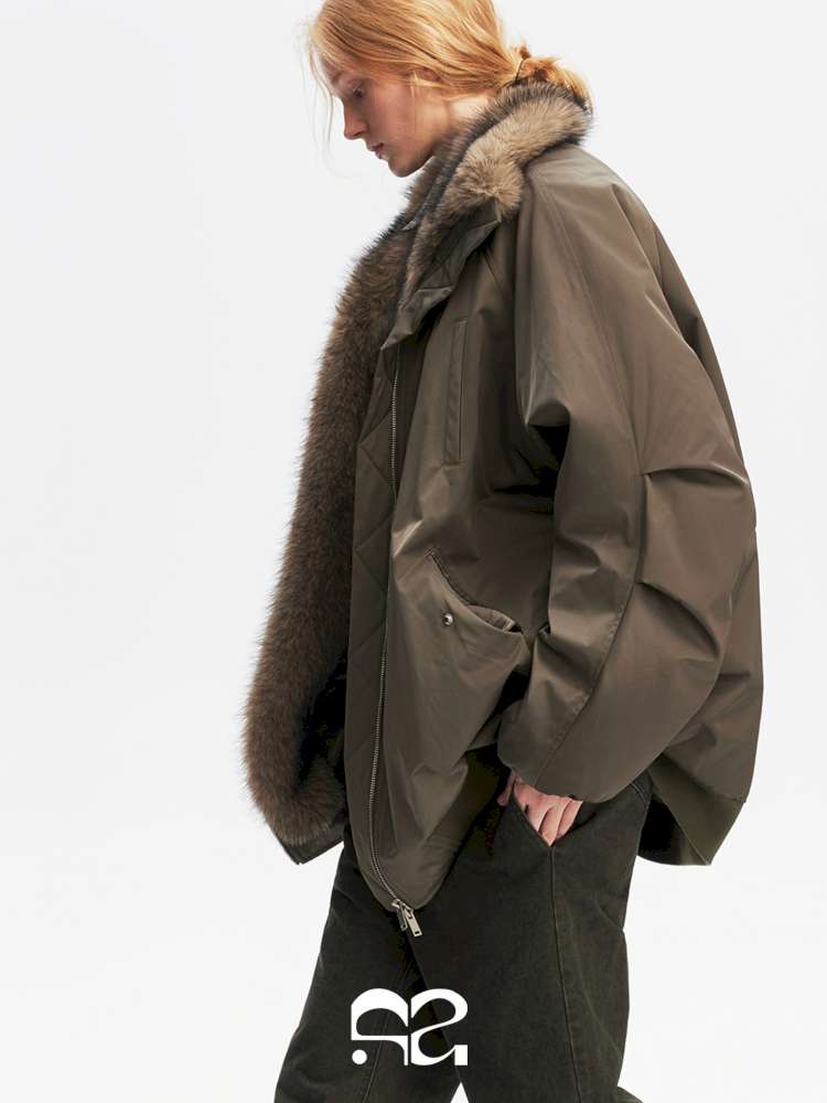 Plush Collar Warm Padded Jacket【s0000014872】