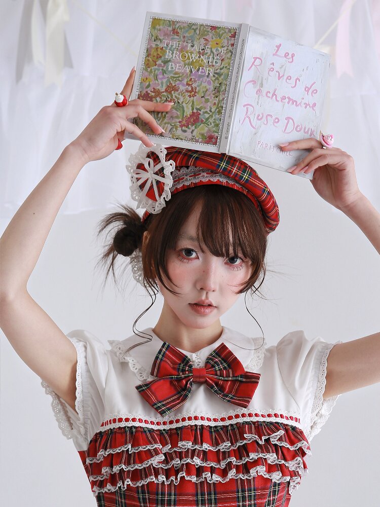 Red Vintage Antique Lolita Beret【s0000016558】