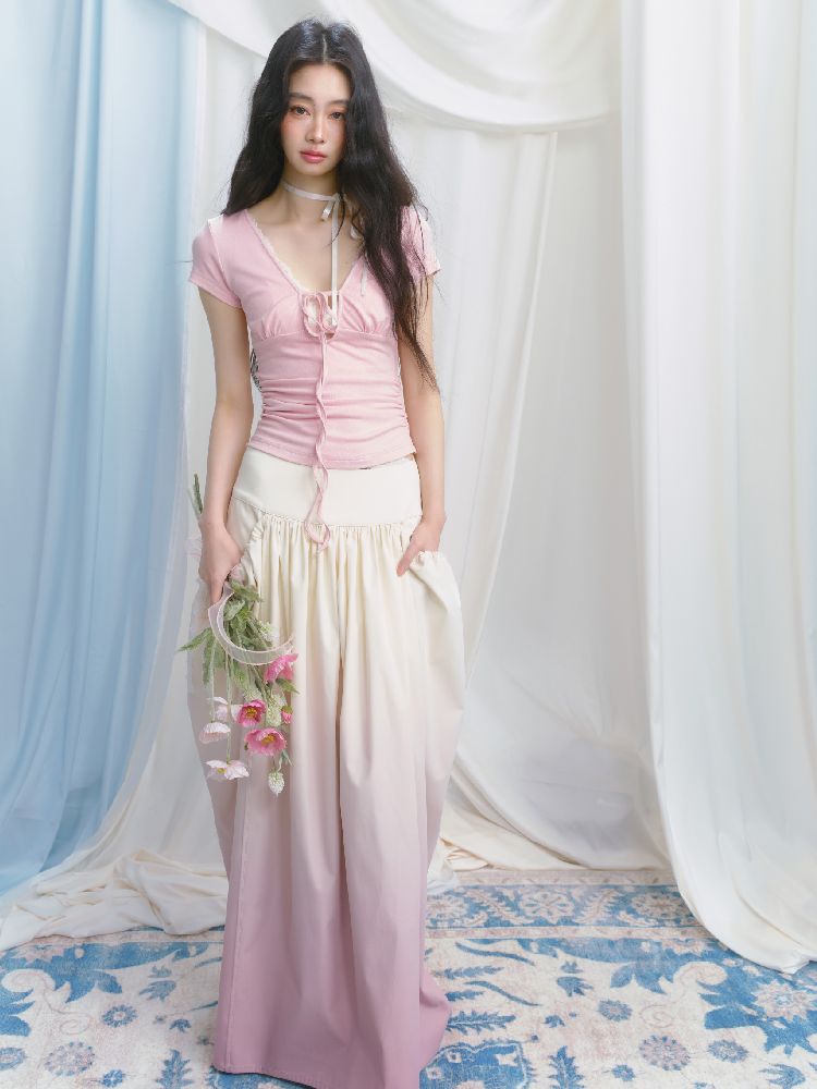 High-Waisted Half-Length Skirt【s0000012144】