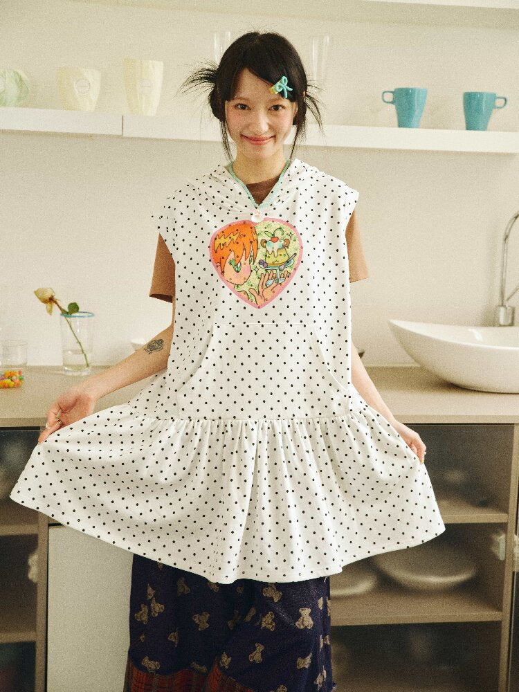 Bird's Bird Observation Pudding Sweatshirt Dress【s0000018692】