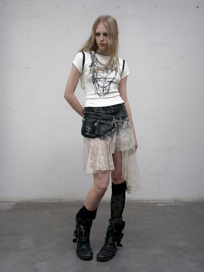 Two Wear Short Sleeve T-Shirt【s0000012619】