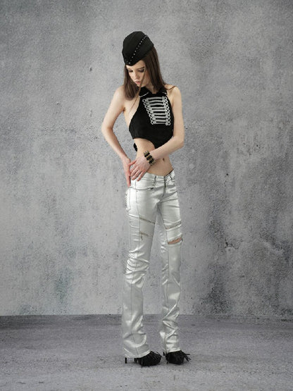 Suede Halter Strappy Bolero【s0000016942】
