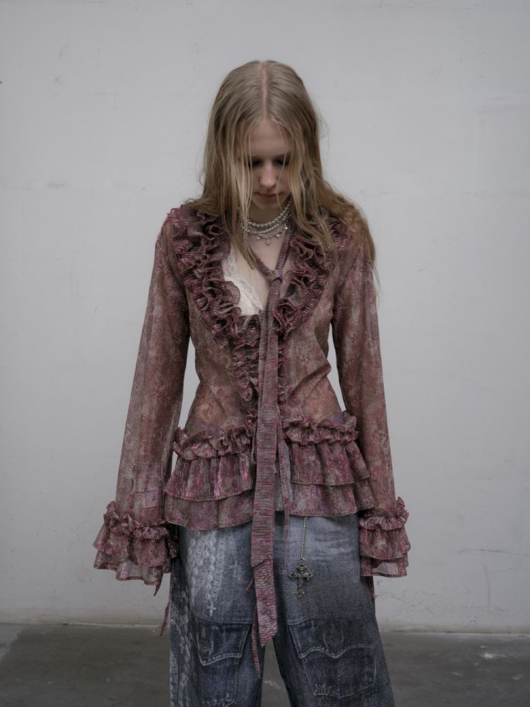 Long Sleeve Flared Sun Protection Shirt【s0000012328】