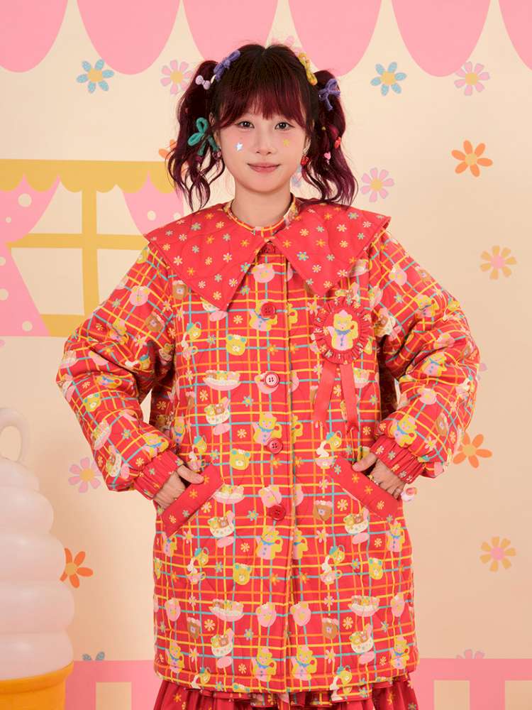 Showa Sweets House Quilted Cotton Jacket【s0000015163】