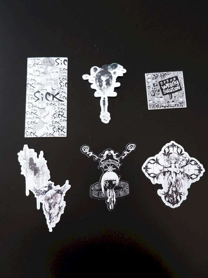 Hand Painted Thick Sticker Pack【s0000015152】