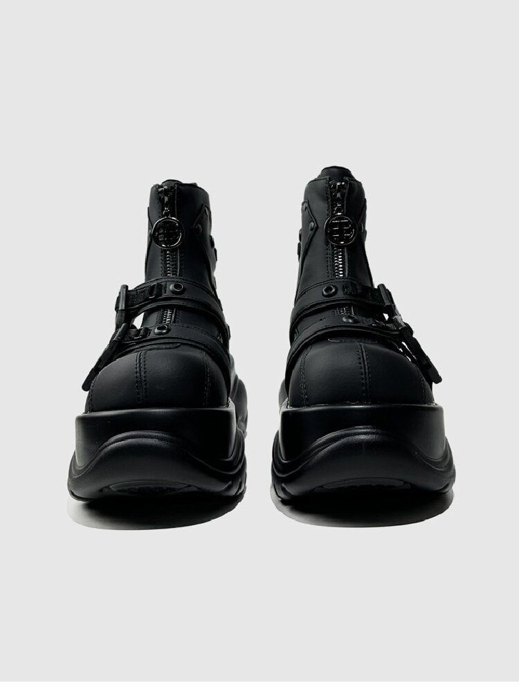 Muffin Platform Trendy Biker Boots【s0000015709】