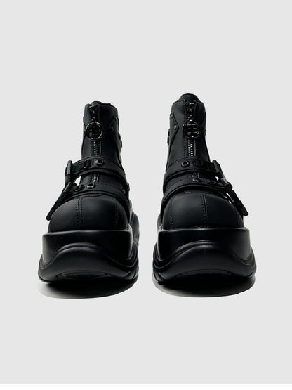Muffin Platform Trendy Biker Boots【s0000015709】