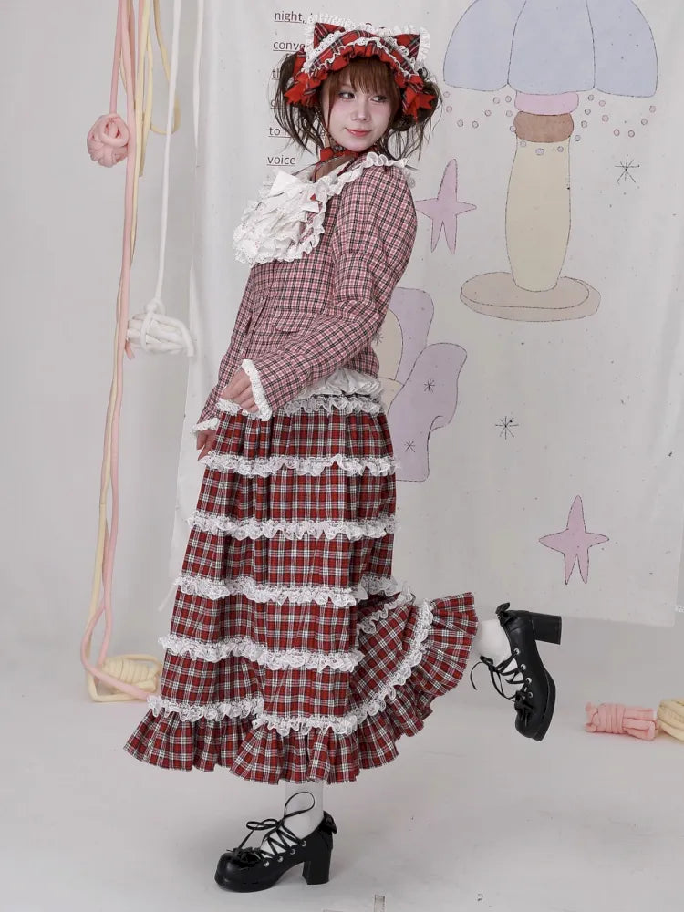 Lolita Showa-Era Girl Adorable Niche Half-Skirt【s0000014105】
