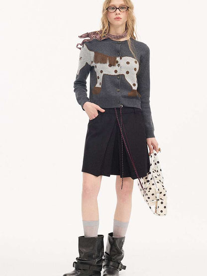 Polka Dot Pony Knit Cardigan【s0000015403】