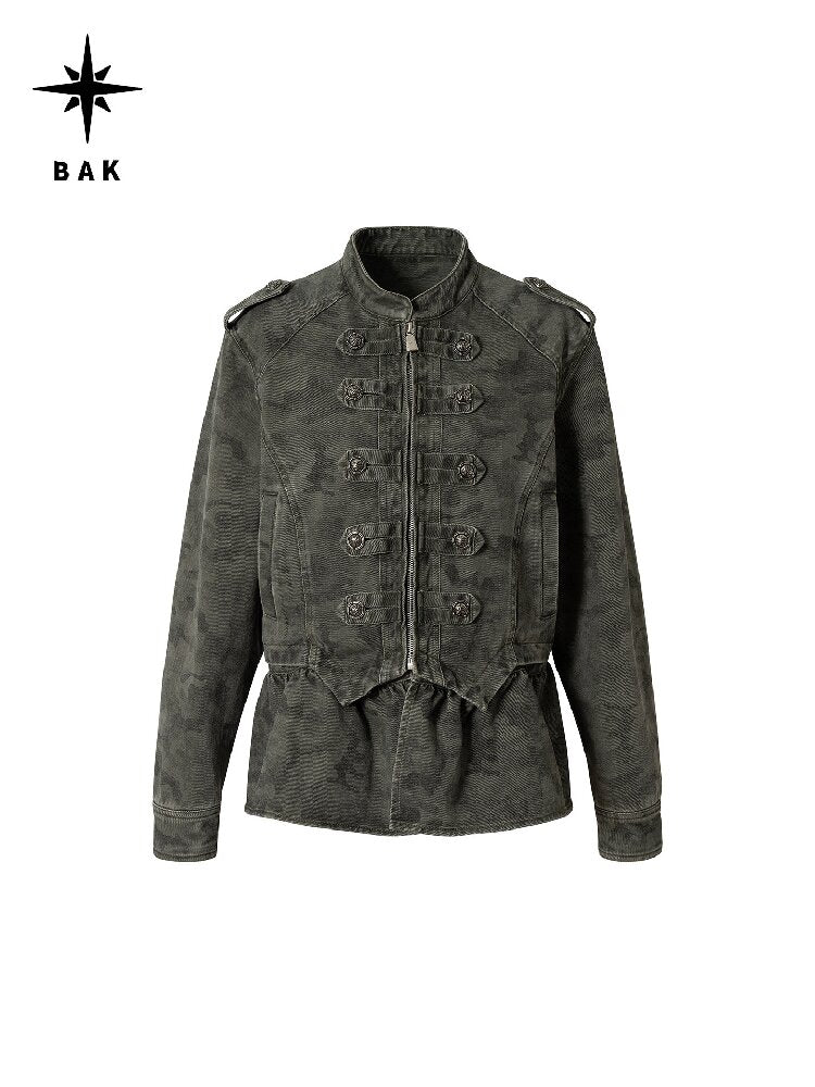 Vintage Camouflage Cargo Jacket【s0000016262】