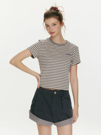 Midsummer Vintage Striped T-Shirt【s0000015684】