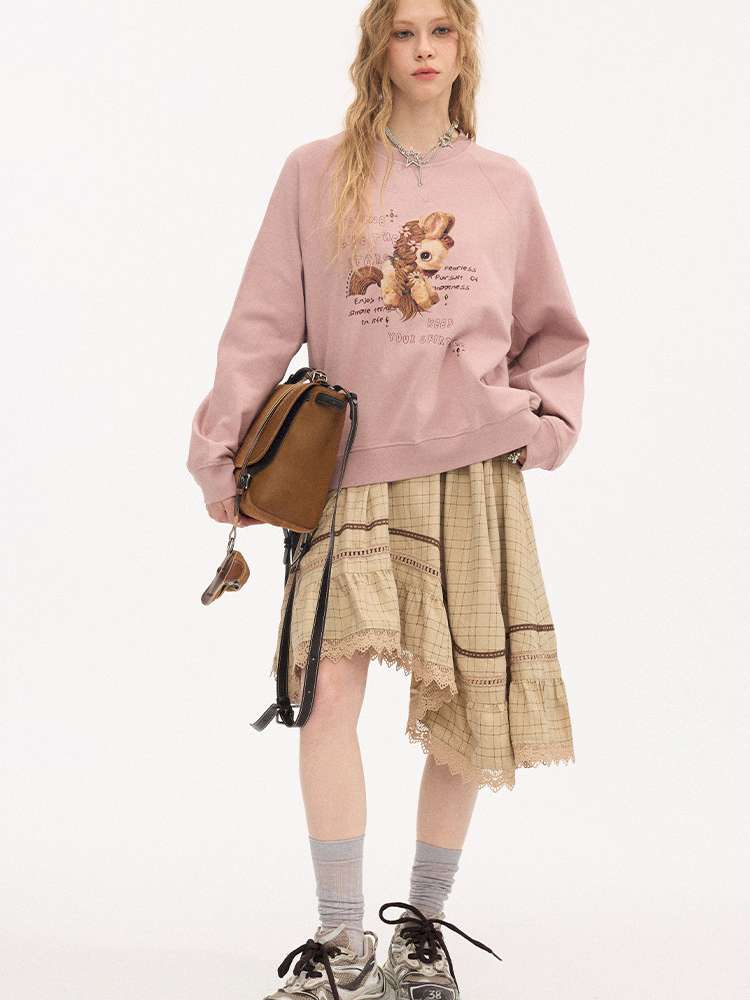 Irregular Wave Panelled Skirt【s0000015418】