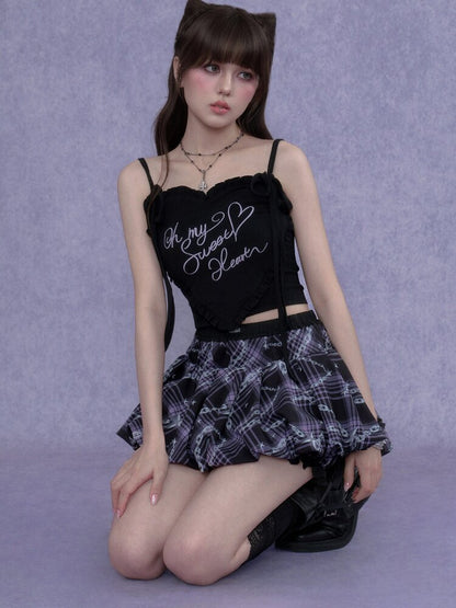 Star Chain Floral Bud Skirt Pants【s0000017271】