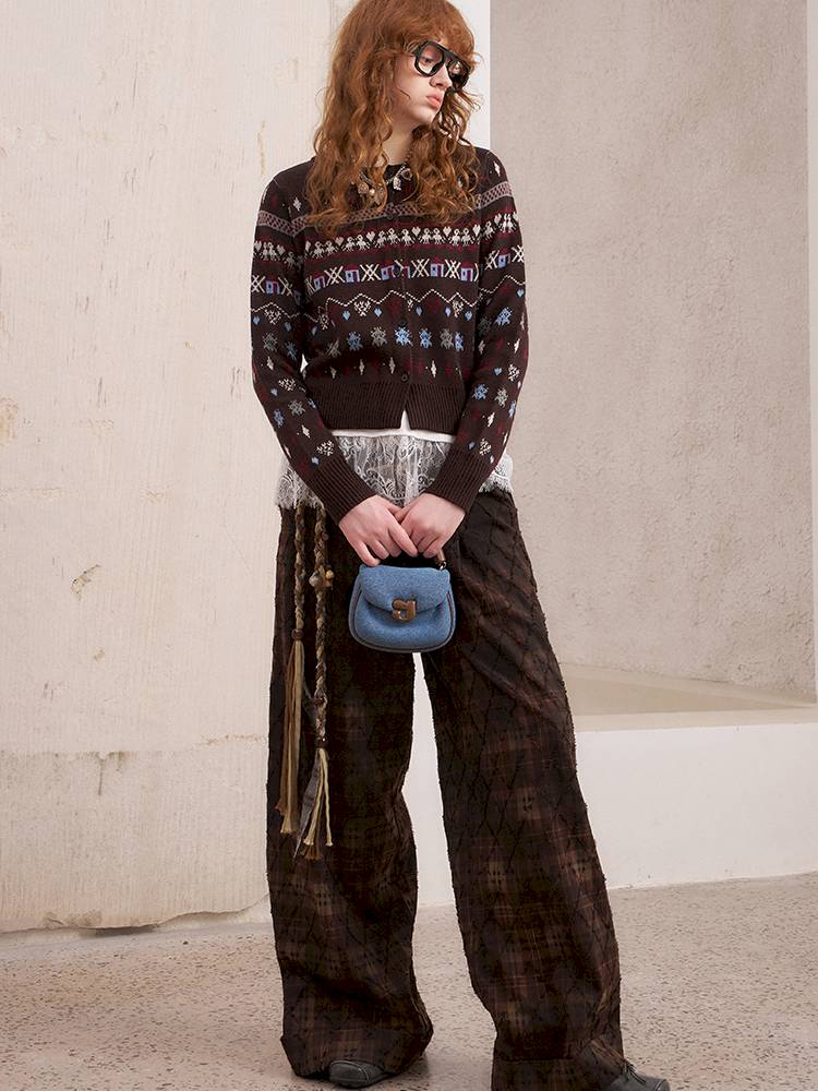 Round Neck Winter Cardigan Coat【s0000014386】