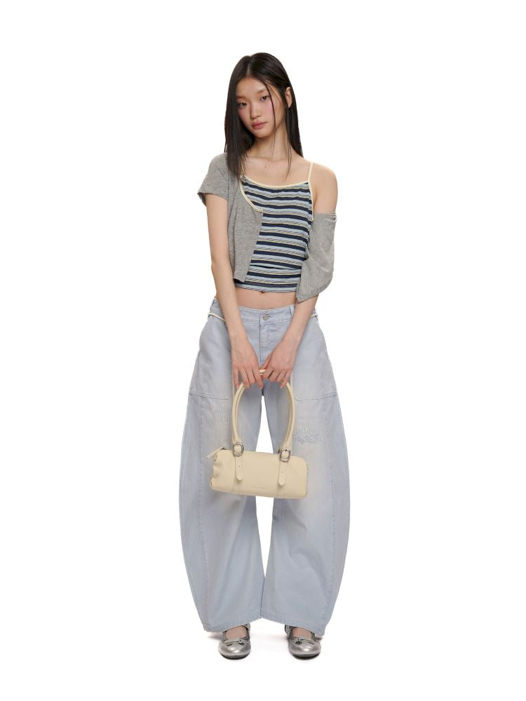 Short-sleeved cardigan slimming top【s0000012549】