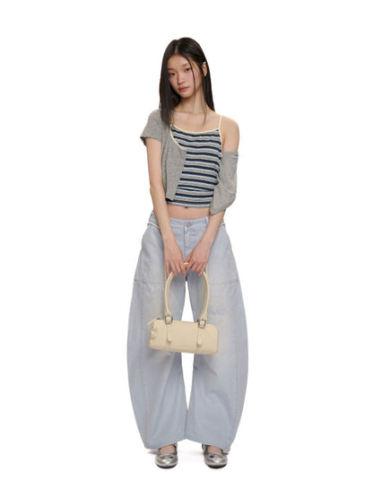 Short-sleeved cardigan slimming top【s0000012549】
