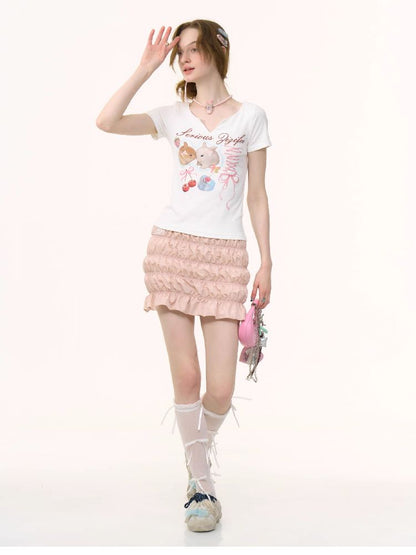 Multi-layer Cakes Package Hip Half-body Skirt【s0000012267】