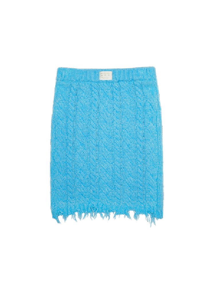 Twisted Flower Knit Cardigan Halter Skirt Set【s0000011570】
